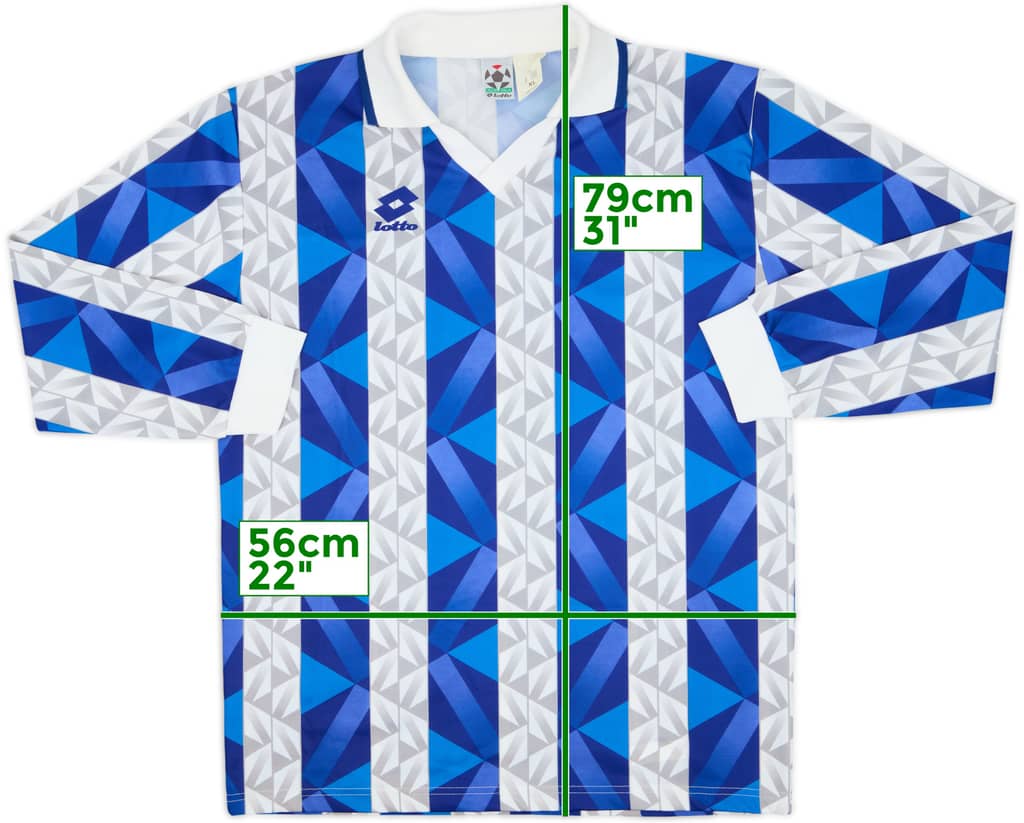 1990s Lotto Template L/S Shirt - 9/10 - (XL)