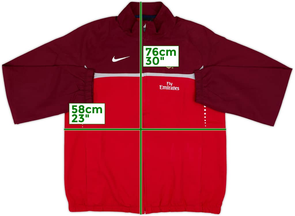 2010-11 Arsenal Nike Track Jacket - 6/10 - (L)
