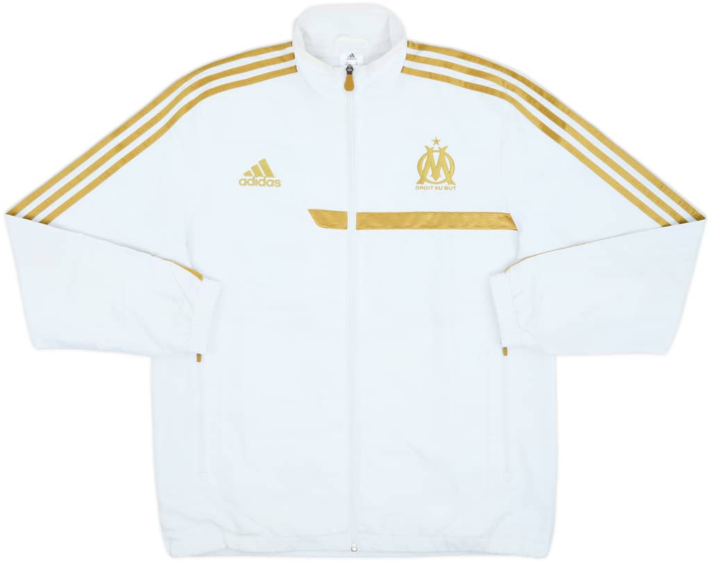 2013-14 Olympique Marseille adidas Track Jacket - 6/10 - (M/L)