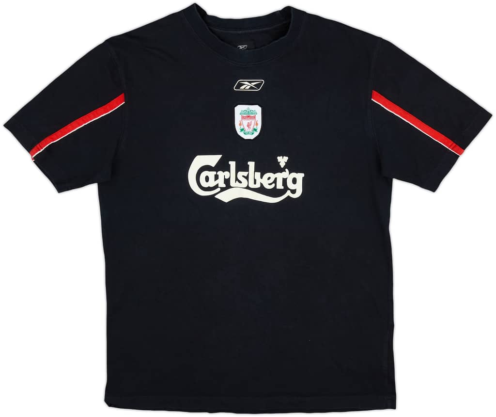 2002-03 Liverpool Reebok Cotton Tee - 7/10 - (M)