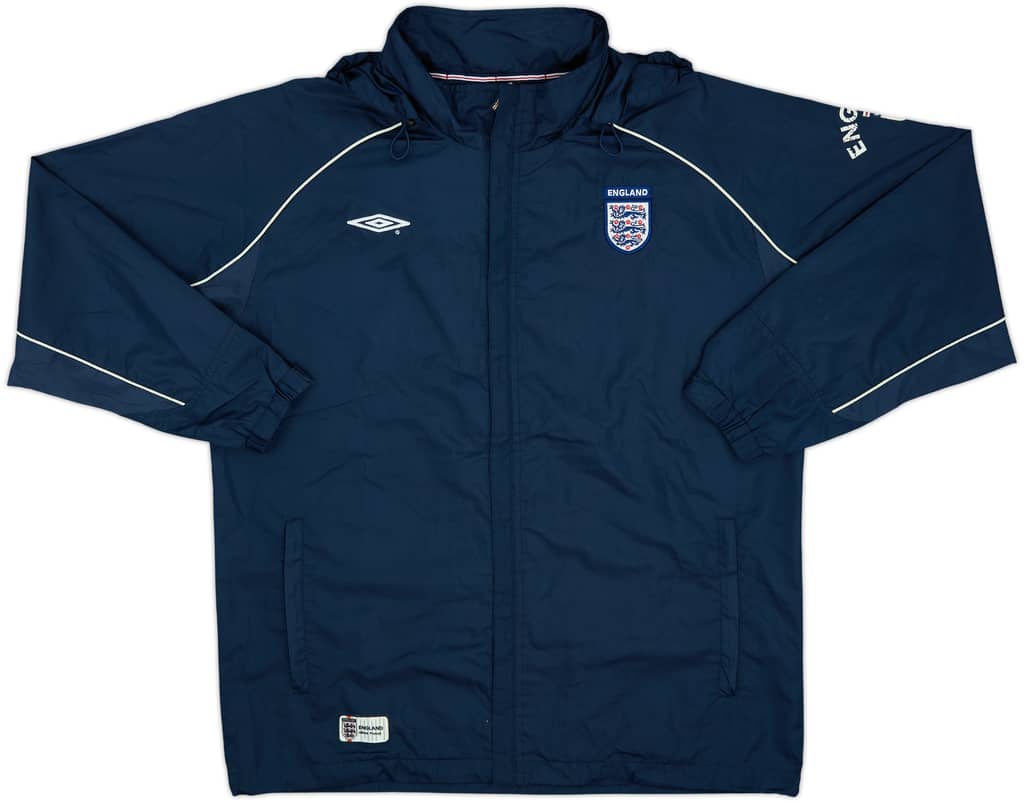 2007-09 England Umbro Hooded Rain Jacket - 6/10 - (M)