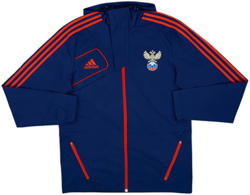 2012-13 Russia adidas Hooded Track Jacket - 8/10 - (M)
