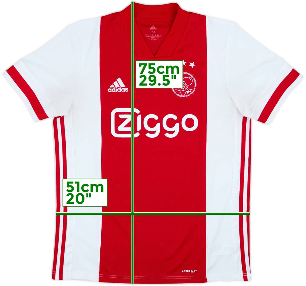 2020-21 Ajax Camiseta Local - 8/10 - (M)