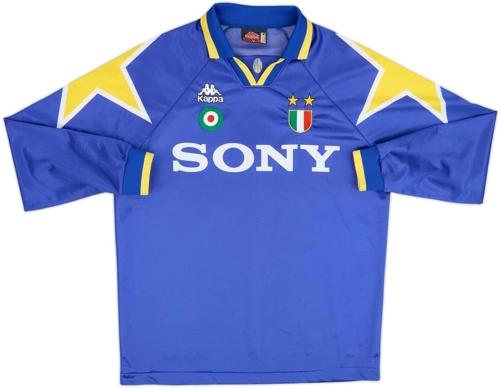 1995-96 Juventus Away L/S Shirt - 8/10 - (M)