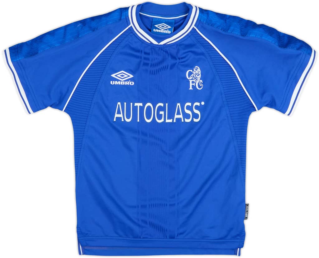 1999-01 Chelsea Home Shirt - 10/10 - (L.Boys)