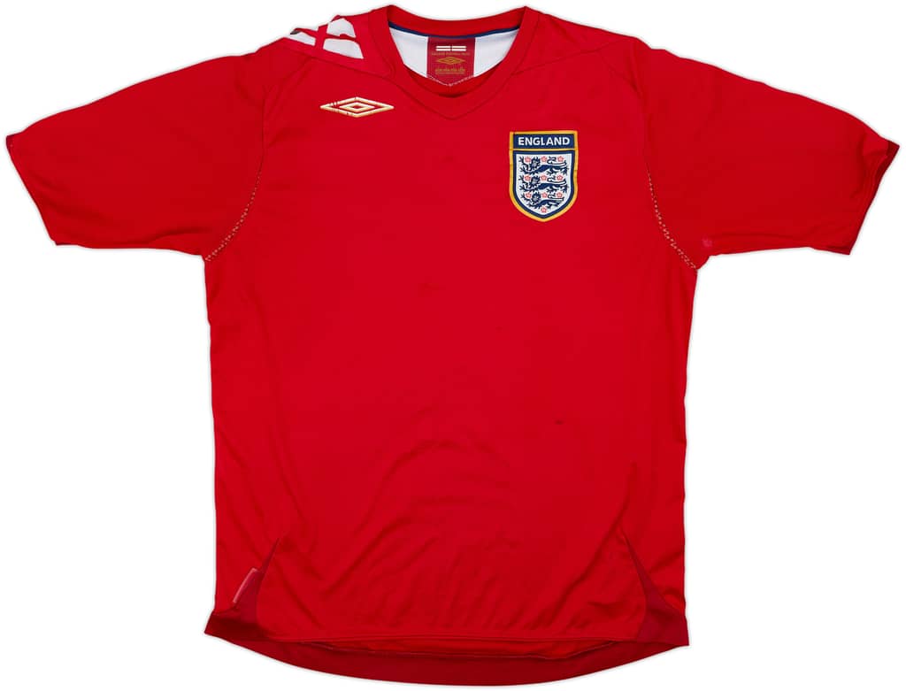 2006-08 England Away Shirt - 5/10 - (L)