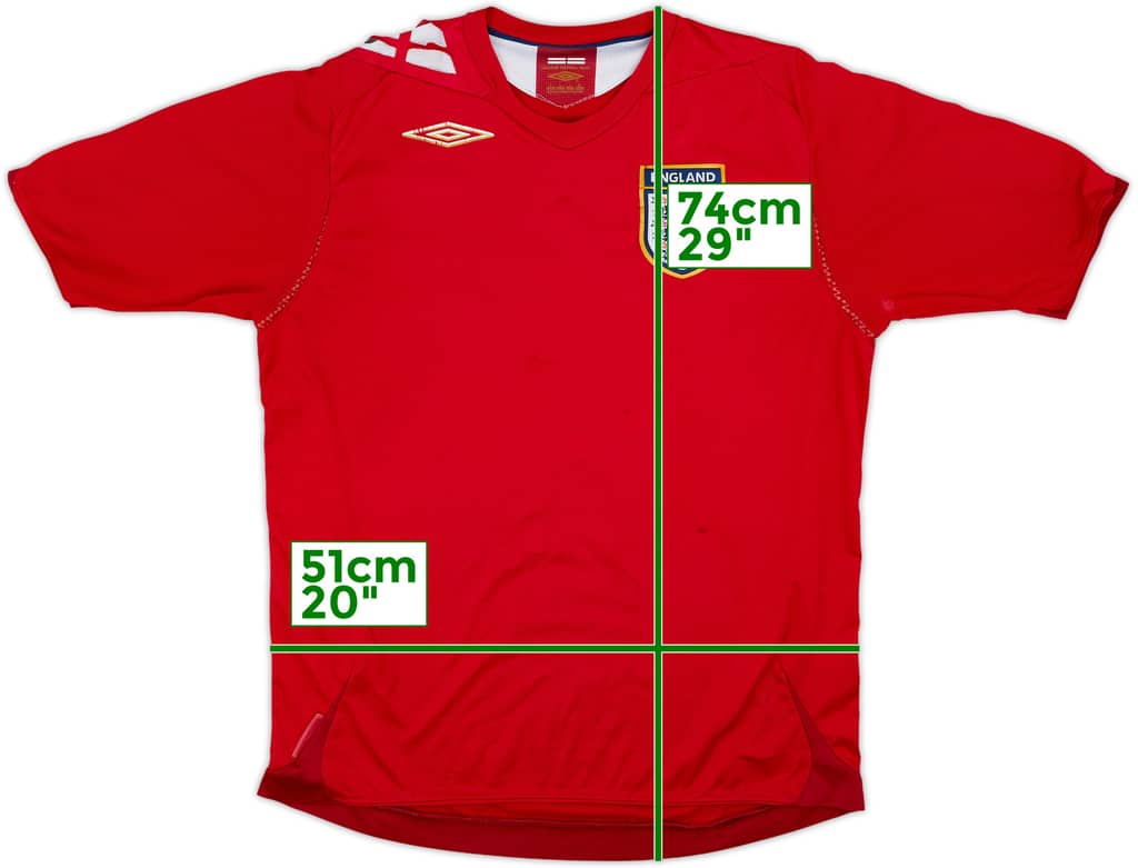 2006-08 England Away Shirt - 5/10 - (L)