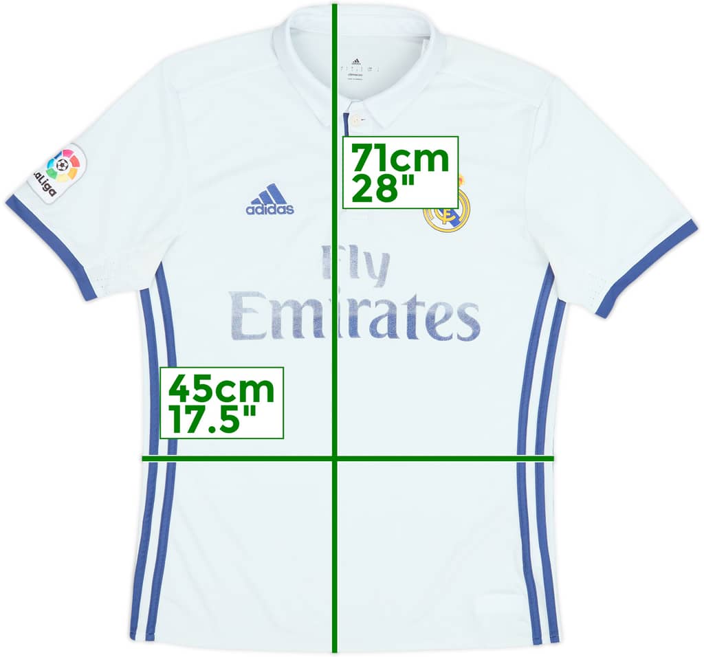 2016-17 Real Madrid Home Shirt - 4/10 - (S)