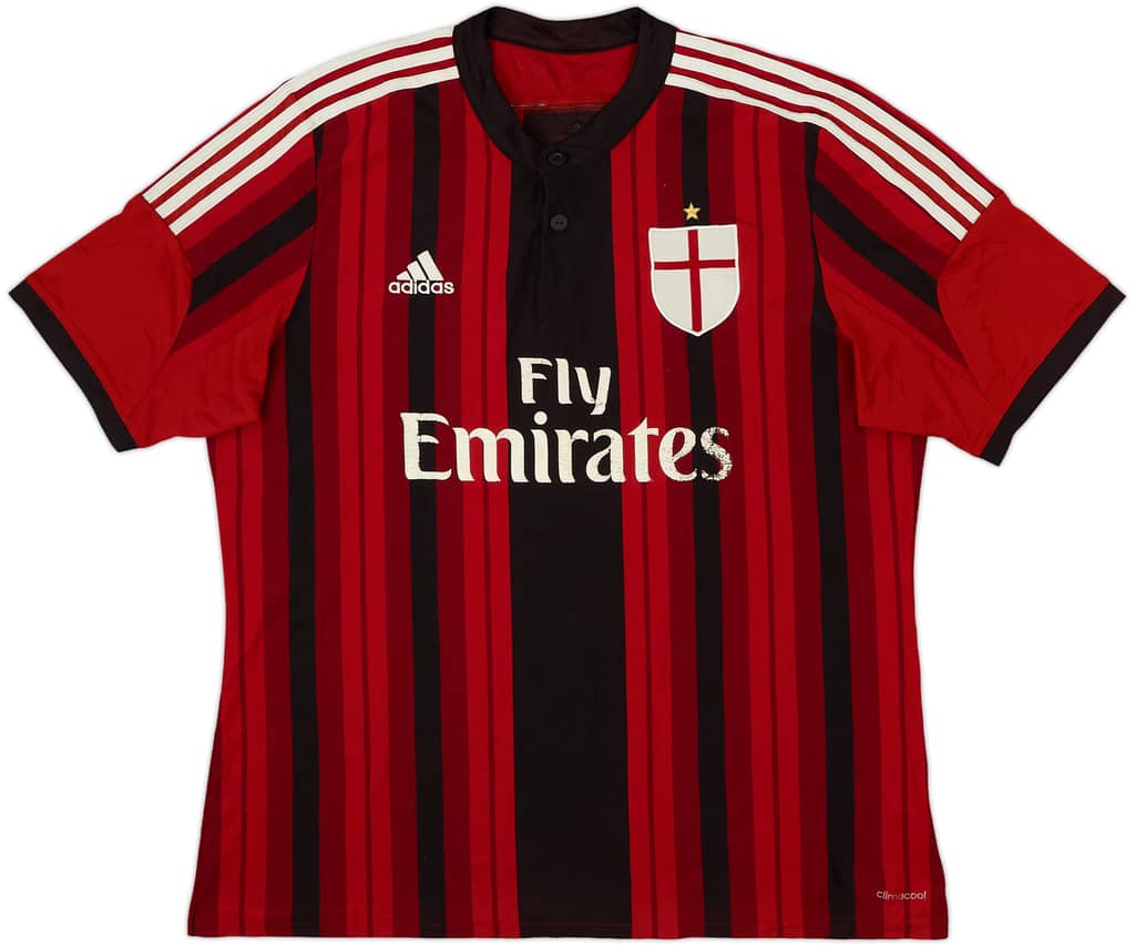 2014-15 AC Milan Home Shirt - 5/10 - (XL)