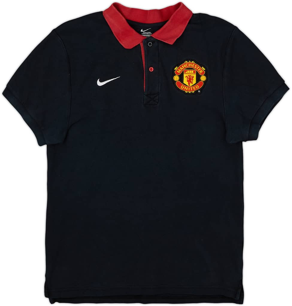 2013-14 Manchester United Nike Polo Shirt - 7/10 - (S)