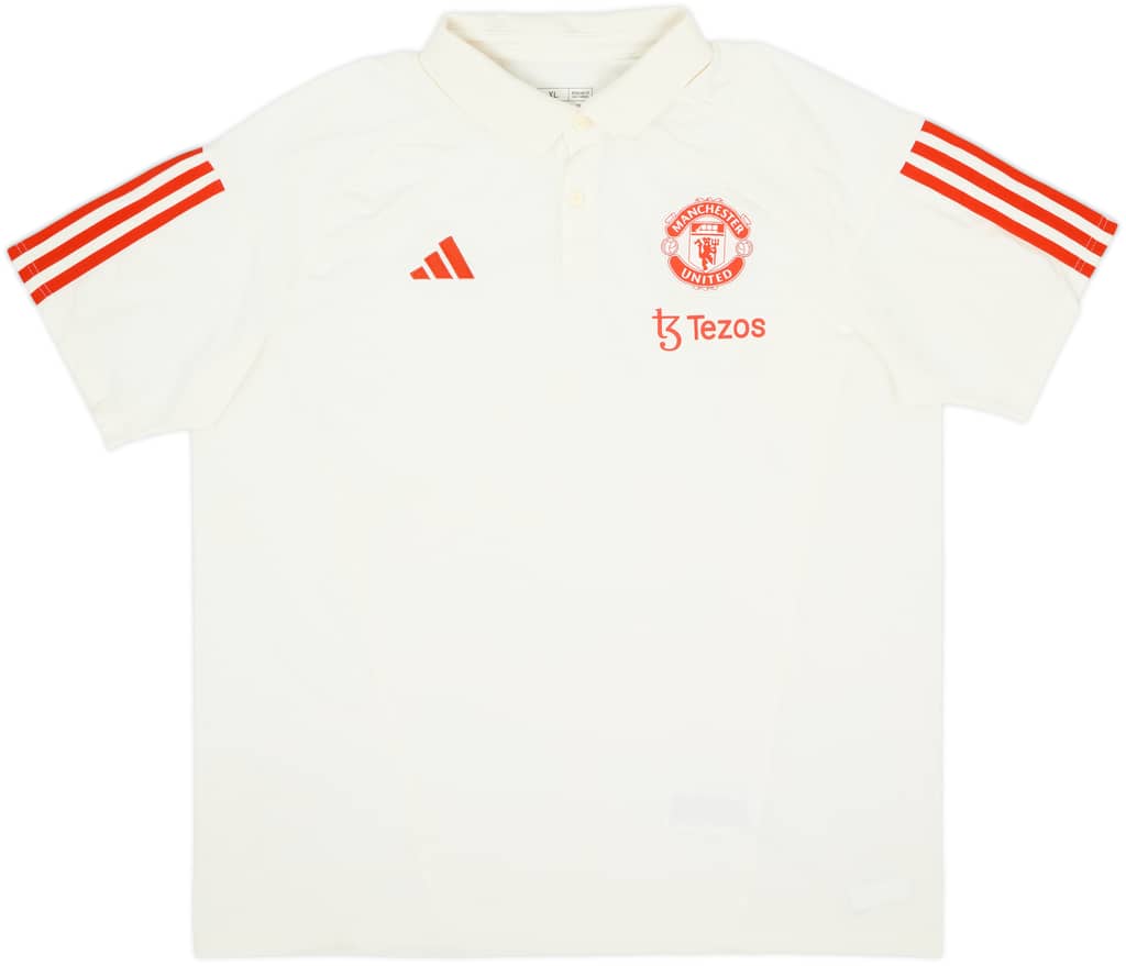 2023-24 Manchester United adidas Polo Shirt - 7/10 - (XL)