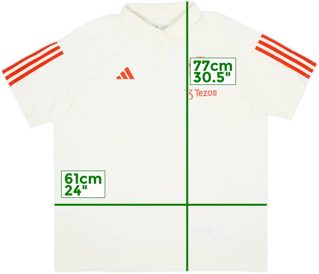 2023-24 Manchester United adidas Polo Shirt - 7/10 - (XL)