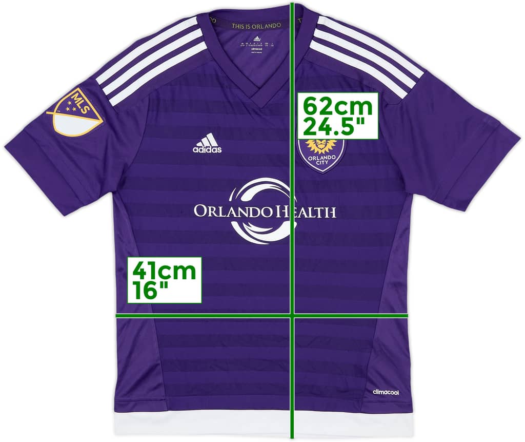 2015-16 Orlando City Camiseta Local - 9/10 - (Niños Grande)