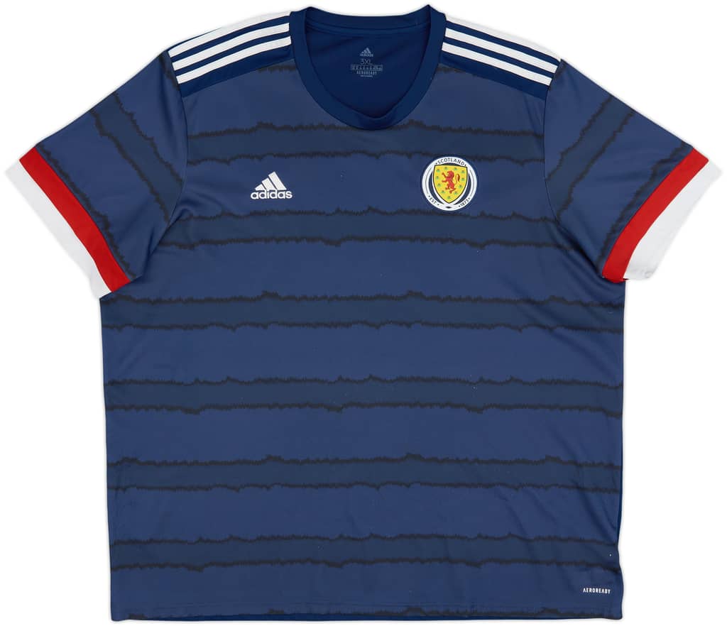 2020-22 Scotland Home Shirt - 8/10 - (3XL)