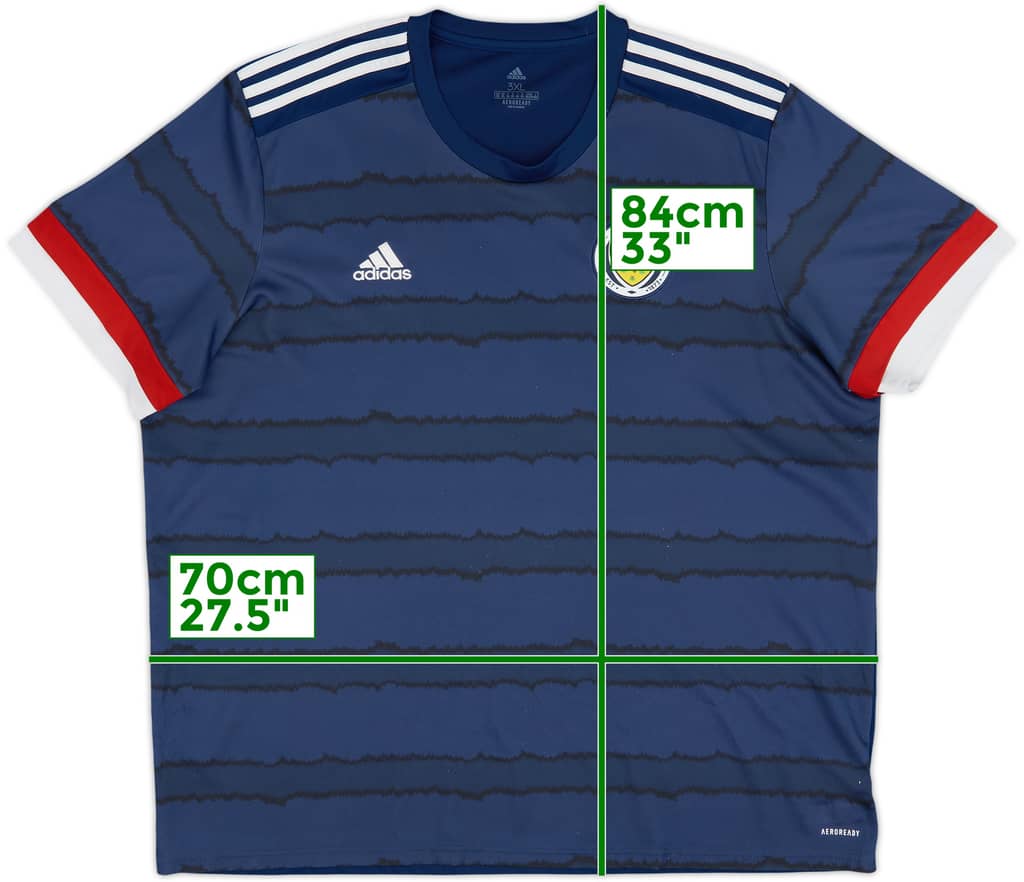 2020-22 Scotland Home Shirt - 8/10 - (3XL)
