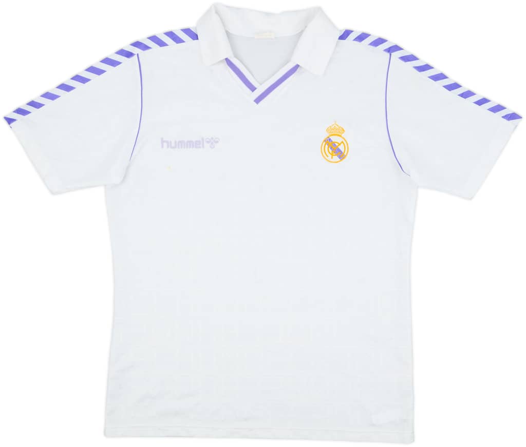Camiseta de local del Real Madrid 1989-90 - 7/10 - (XL)