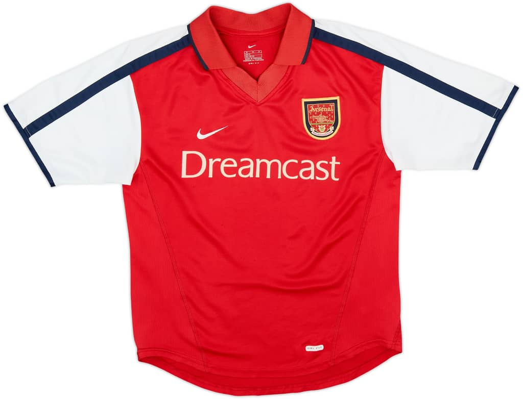 2000-02 Arsenal Home Shirt - 8/10 - (M.Boys)