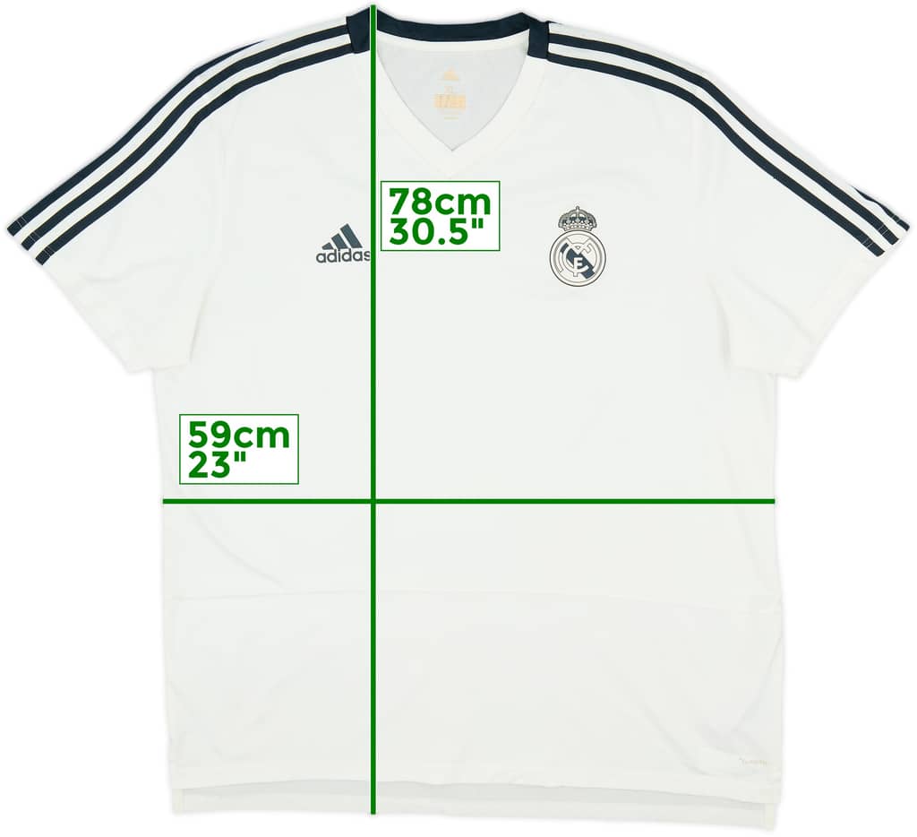 2018-19 Real Madrid adidas Training Shirt - 6/10 - (XL)
