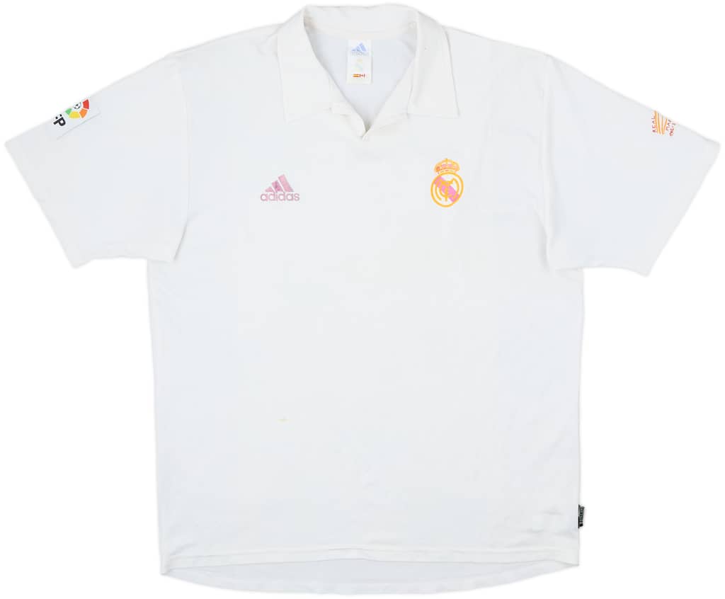2001 Real Madrid Home Shirt - 4/10 - (L)