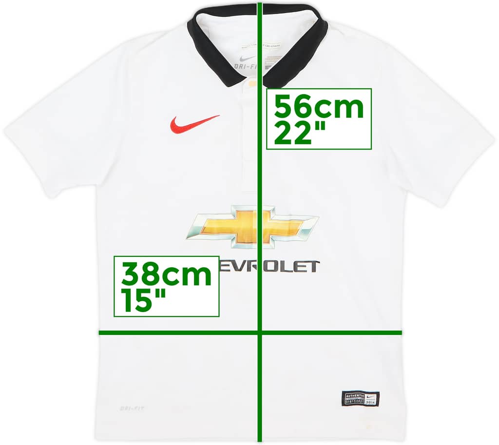 2014-15 Manchester United Camiseta Visitante - 5/10 - (S.Boys)