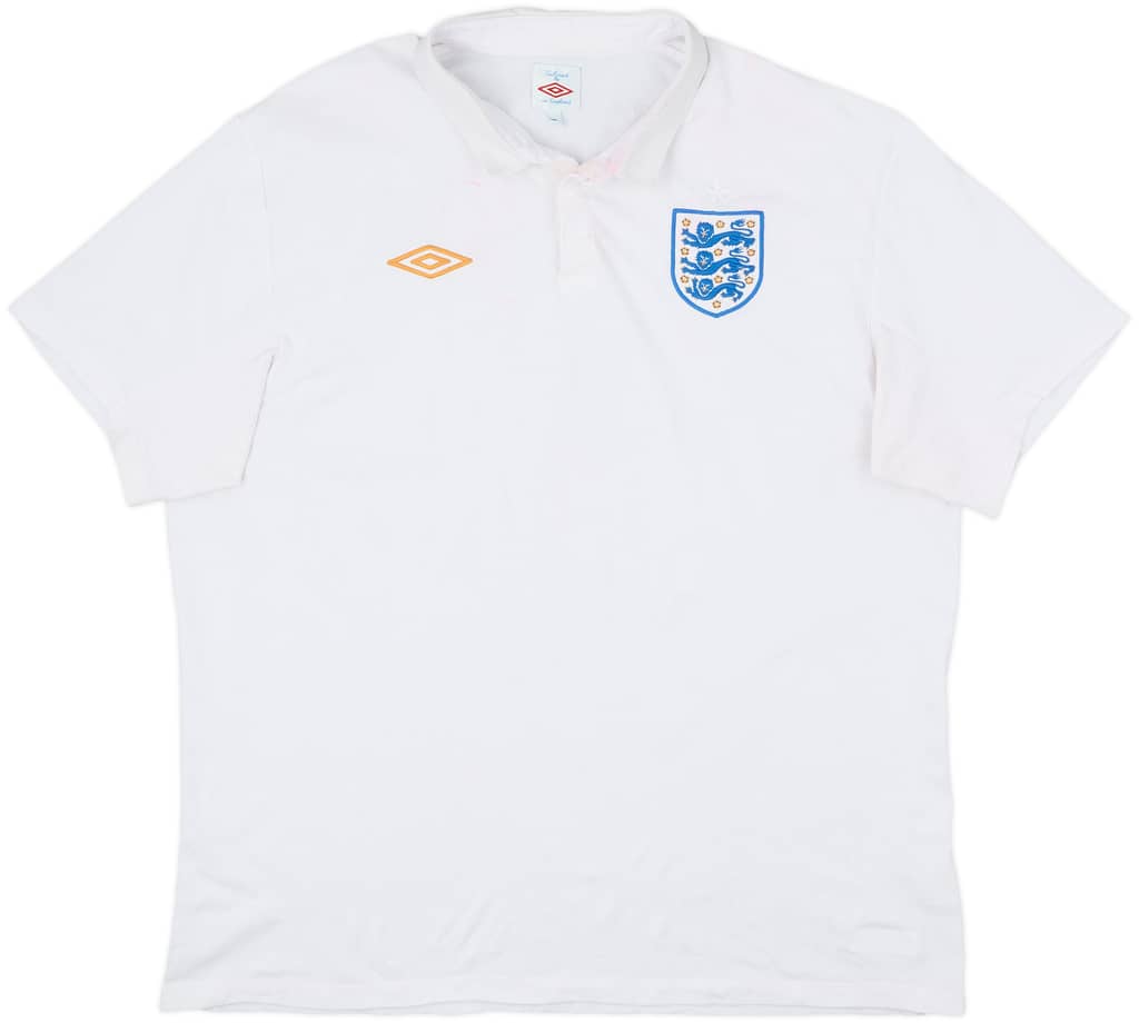 2009-10 England Home Shirt - 4/10 - (XL)