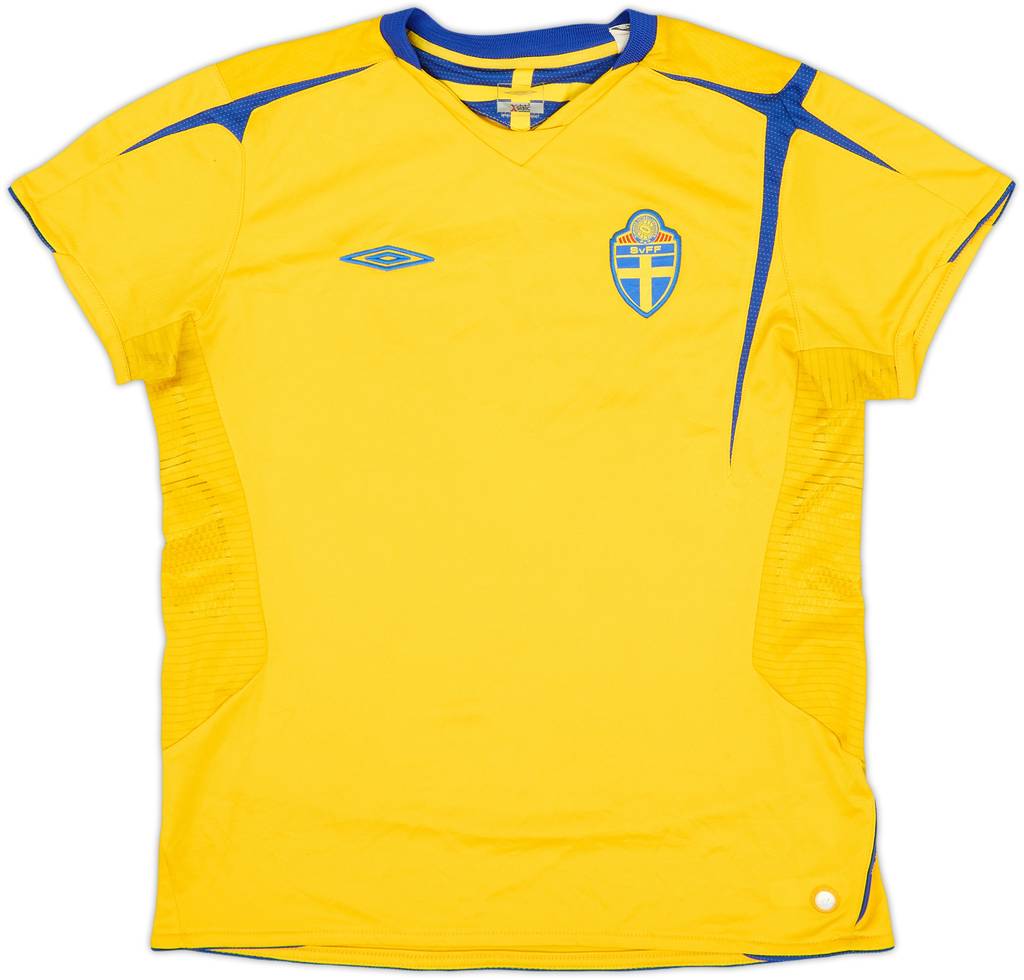 Camiseta de local de Suecia 2005-06 - 7/10 - (Mujeres M)