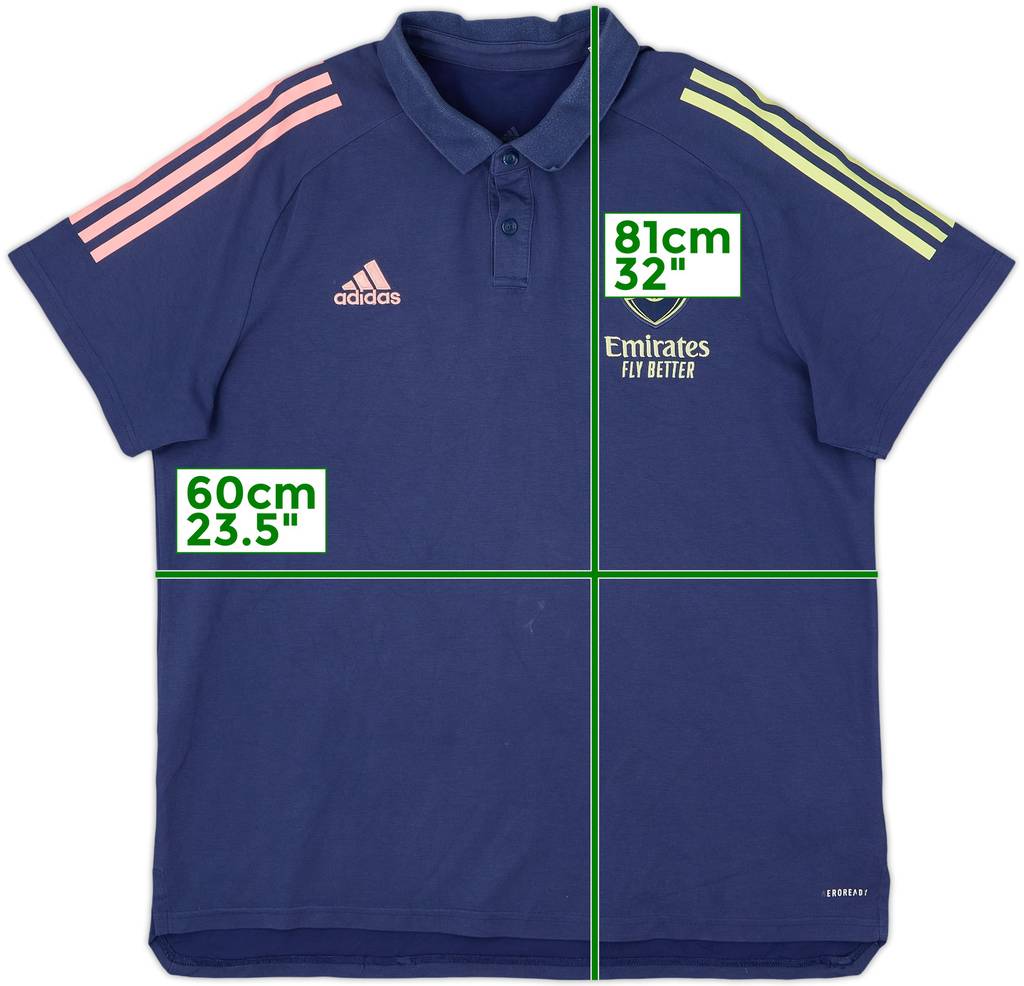 2020-21 Arsenal adidas Polo Shirt - 7/10 - (XL)
