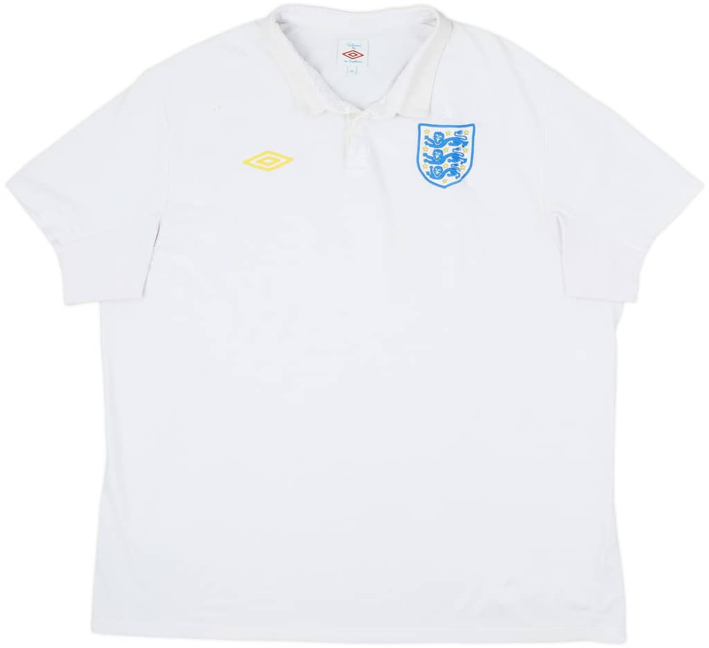 2009-10 England Home Shirt - 4/10 - (XXL)