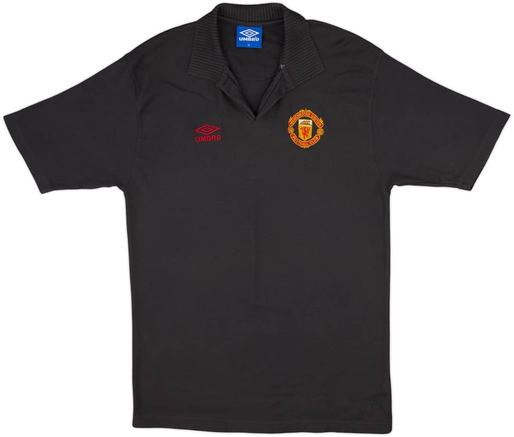 1996-97 Manchester United Umbro Polo Shirt - 8/10 - (XL)