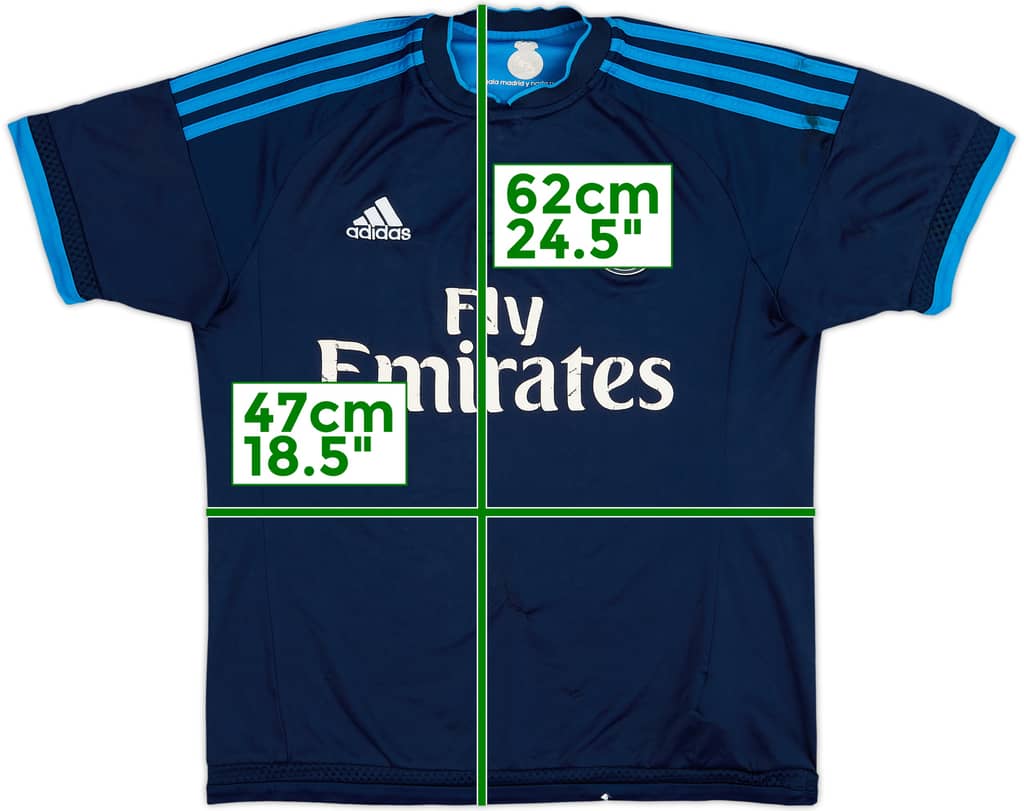 2015-16 Real Madrid Third Shirt - 3/10 - (S)