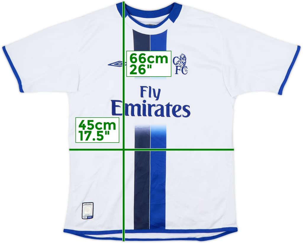 2003-05 Chelsea Away Shirt - 9/10 - (L.Boys)