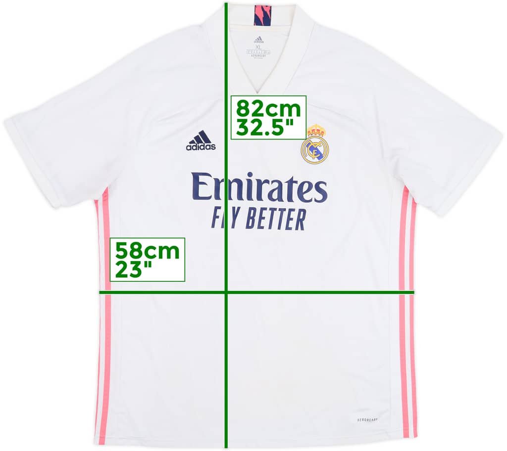 2020-21 Real Madrid Home Shirt - 5/10 - (XL)