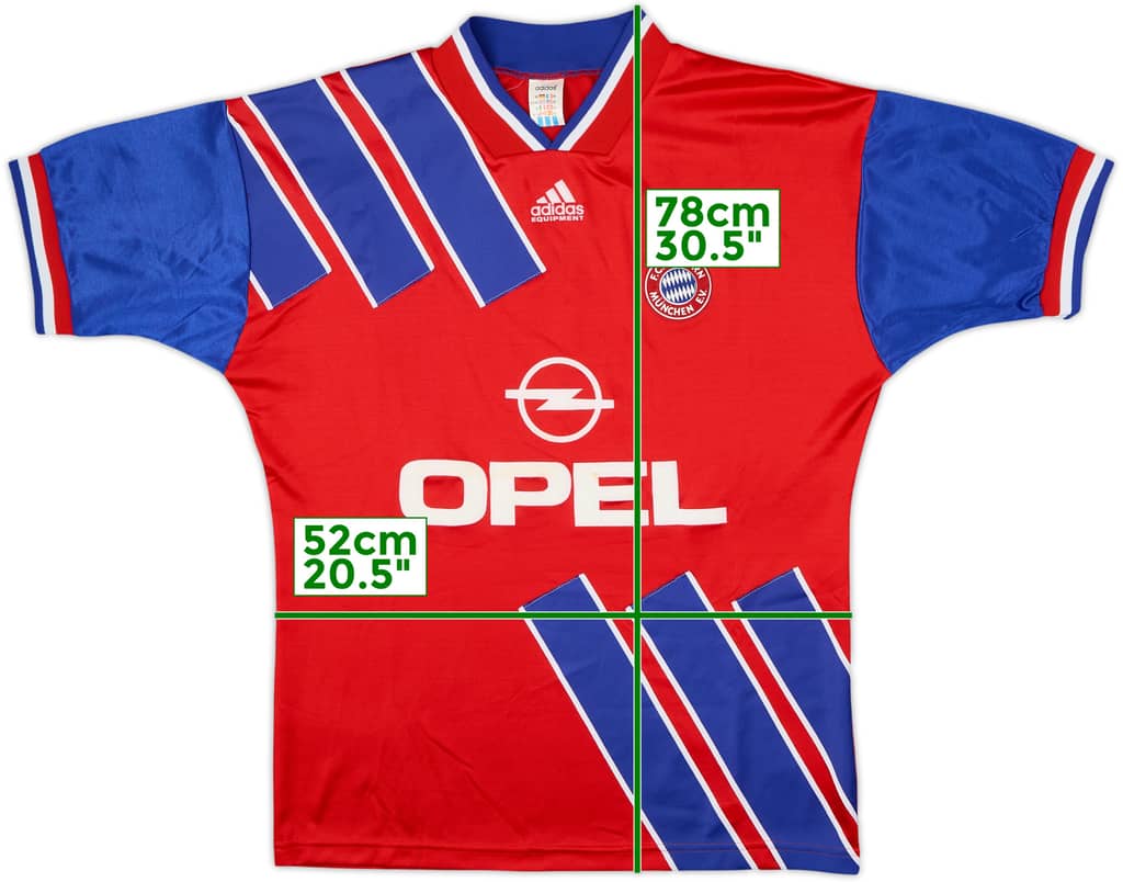 1993-95 Bayern Munich Camiseta Local - 8/10 - (M)
