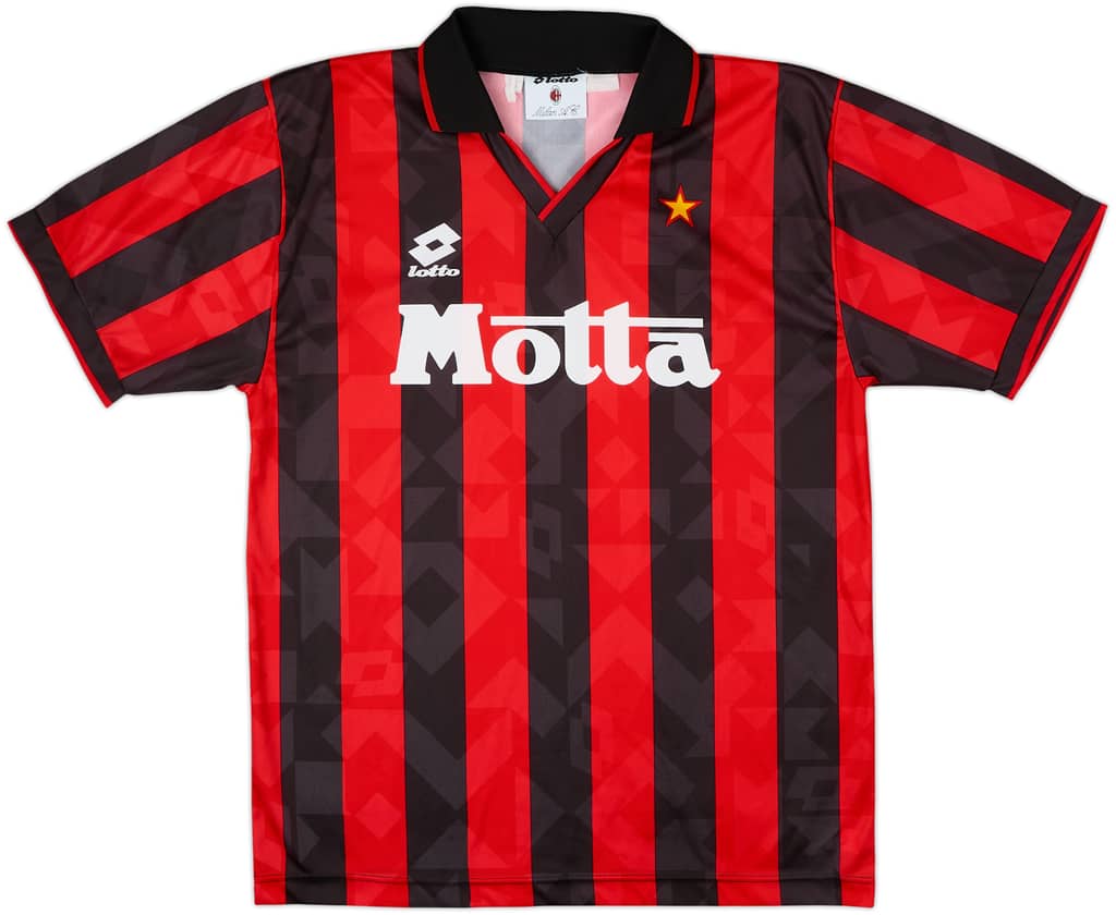 1993-94 AC Milan Home Shirt - 9/10 - (L)