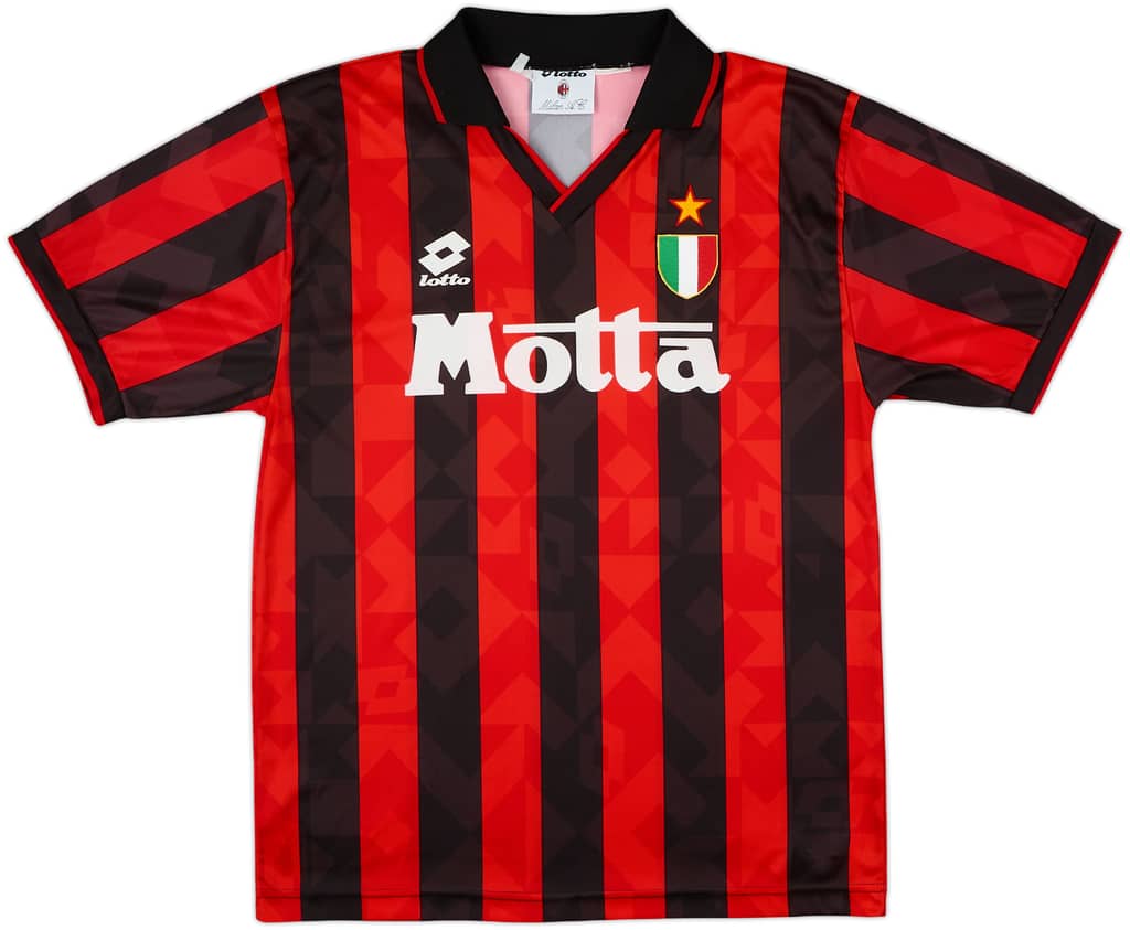 1993-94 AC Milan Home Shirt - 8/10 - (M)