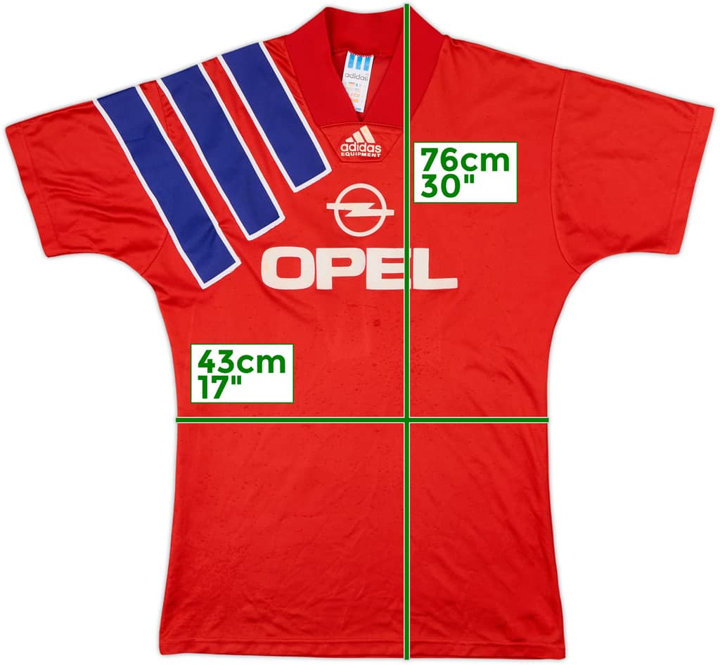 1991-93 Bayern Munich Home Shirt - 5/10 - (S)