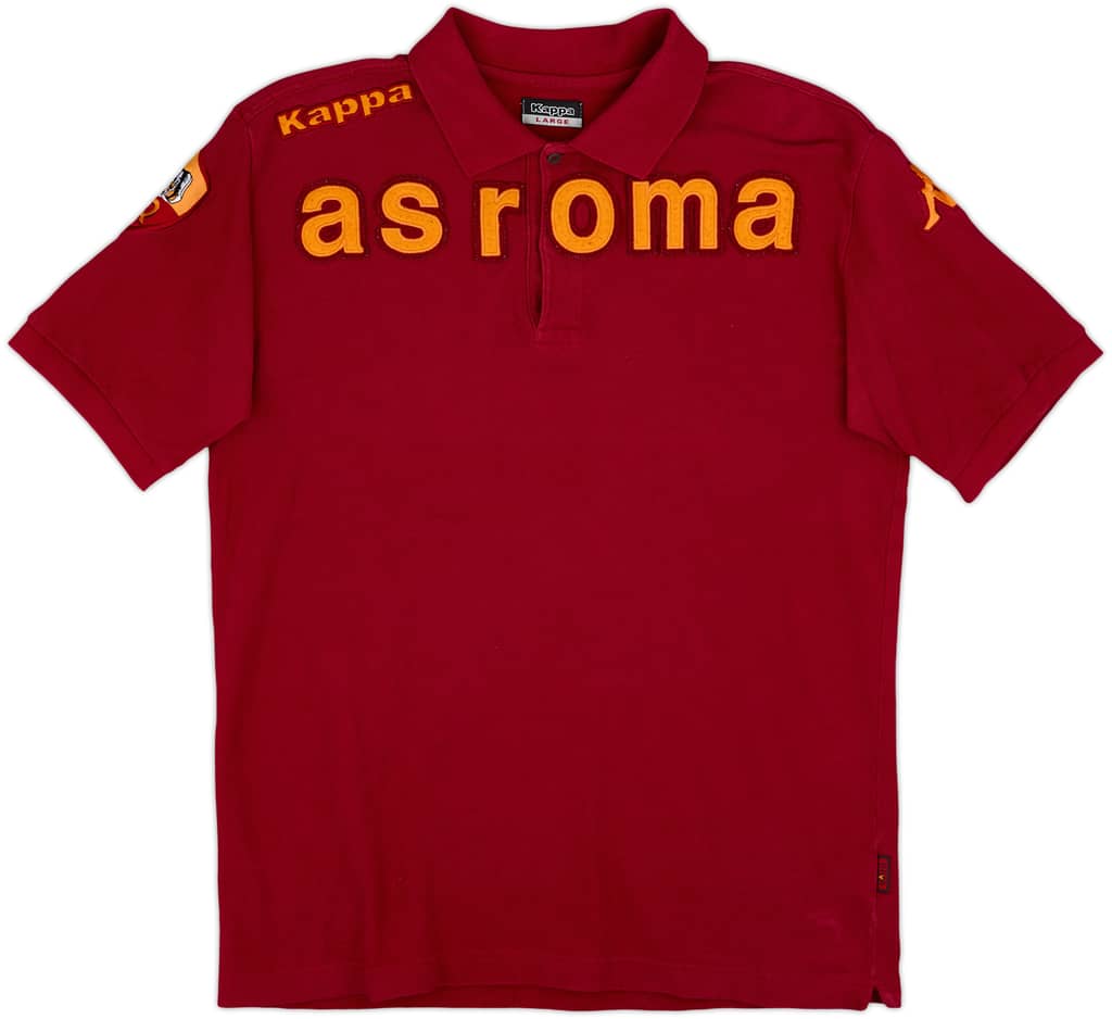2009-10 Roma Kappa Polo Shirt - 8/10 - (L)