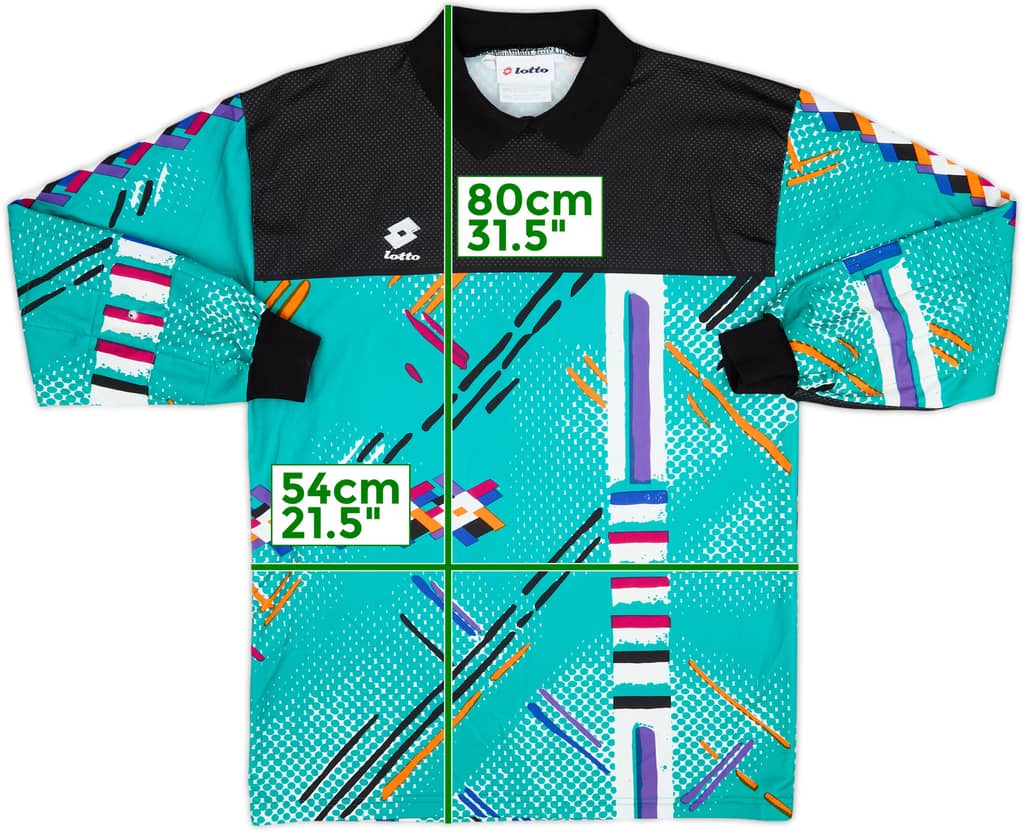 1990s Lotto Template GK Shirt - 9/10 - (L)