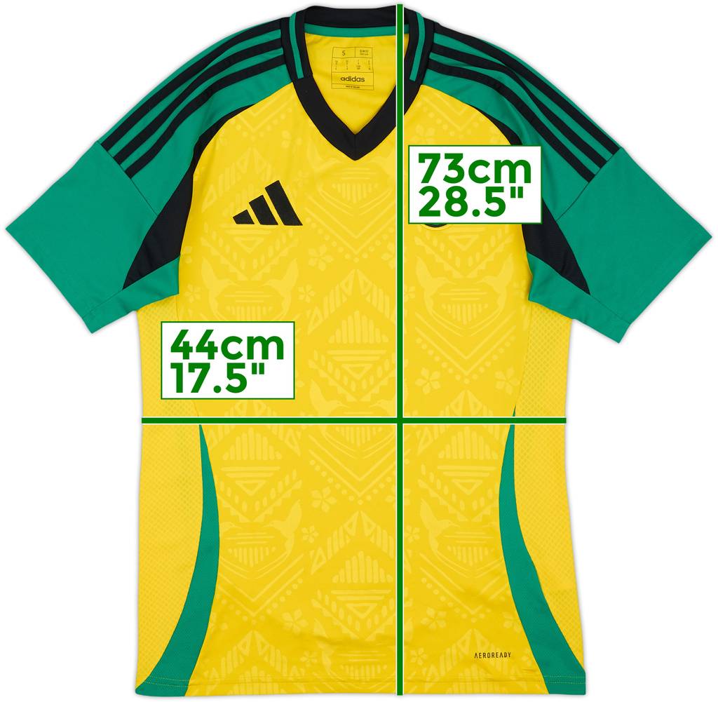 2024-25 Jamaica Home Shirt - 8/10 - (S)