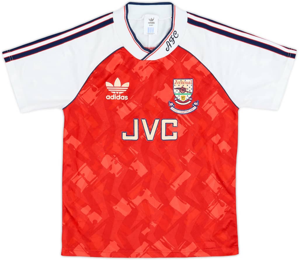 1990-92 Arsenal 'League Champions' Home Shirt - 7/10 - (M.Boys)