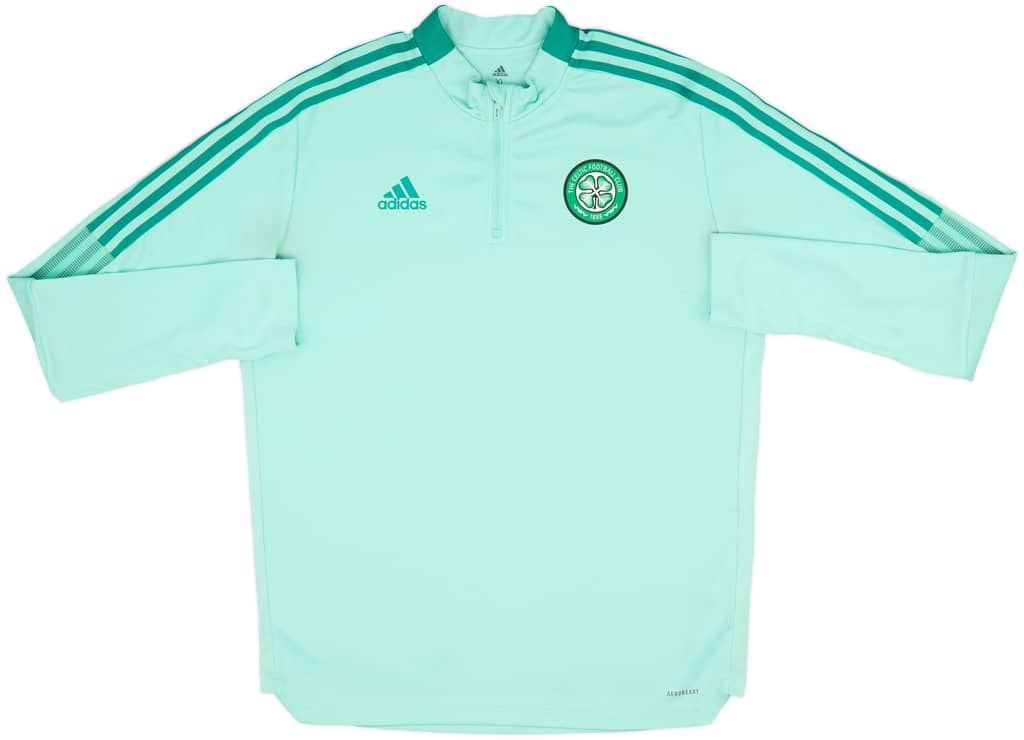 2021-22 Celtic adidas 1/4 Zip Drill Top - 8/10 - (XL)