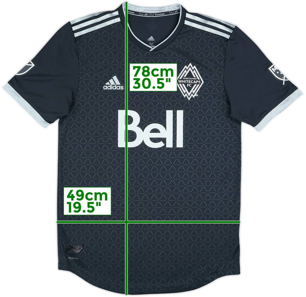 2018 Vancouver Whitecaps Authentic Away Shirt - 10/10 - (M)