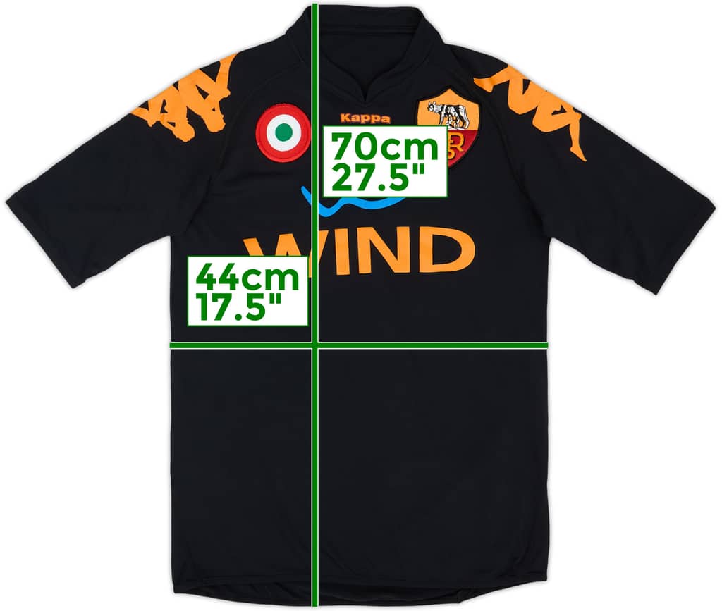 2007-08 Roma Third Shirt - 6/10 - (L)