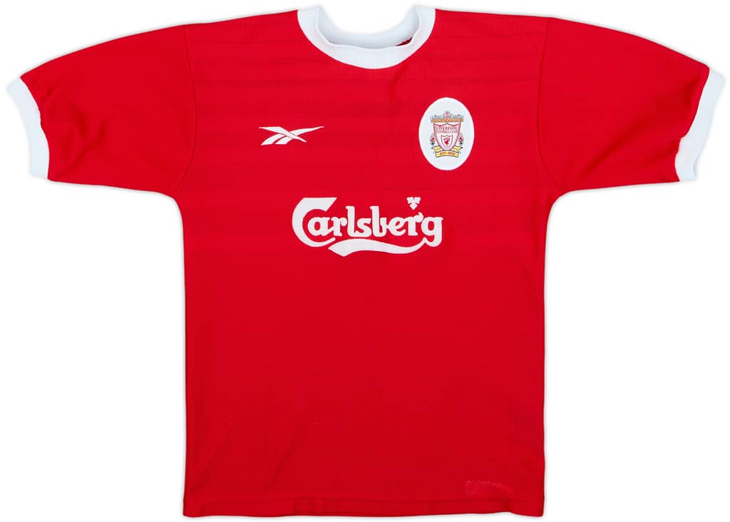 1998-00 Liverpool Home Shirt - 8/10 - (11-12 Years)