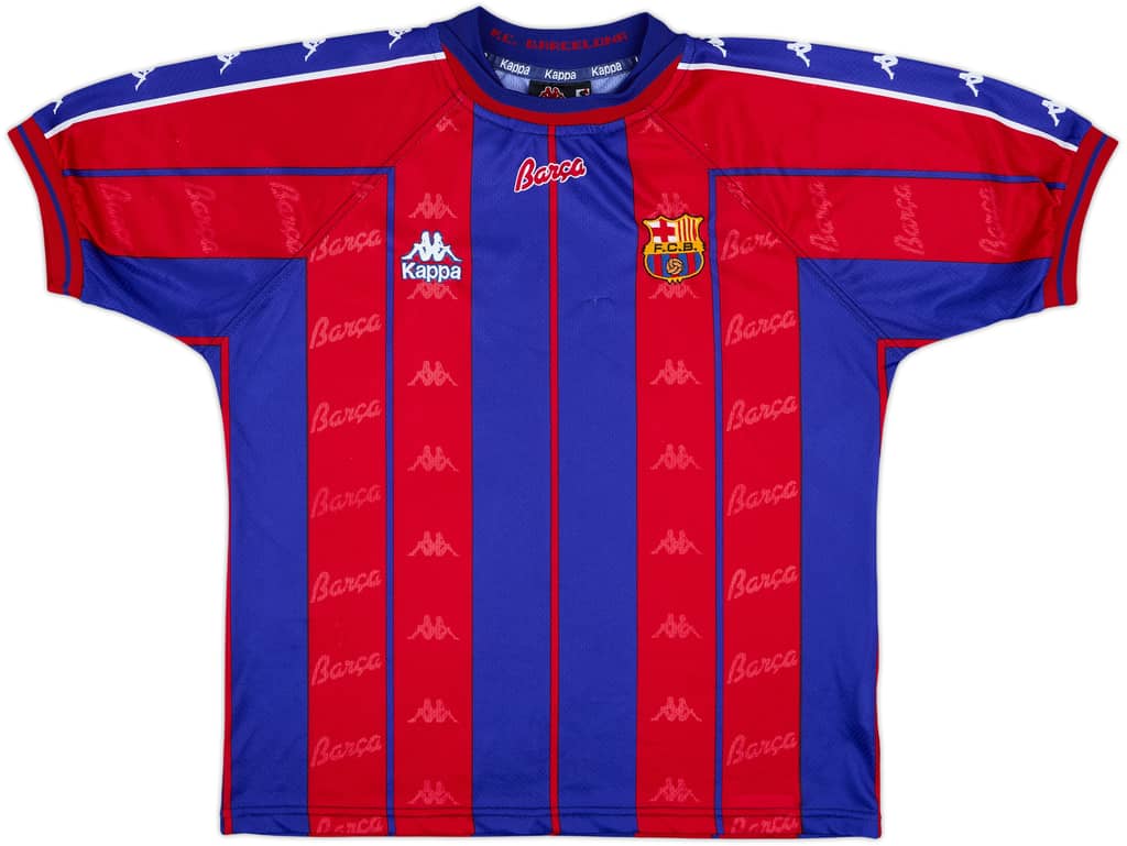 1997-98 Barcelona Home Shirt - 9/10 - (S)