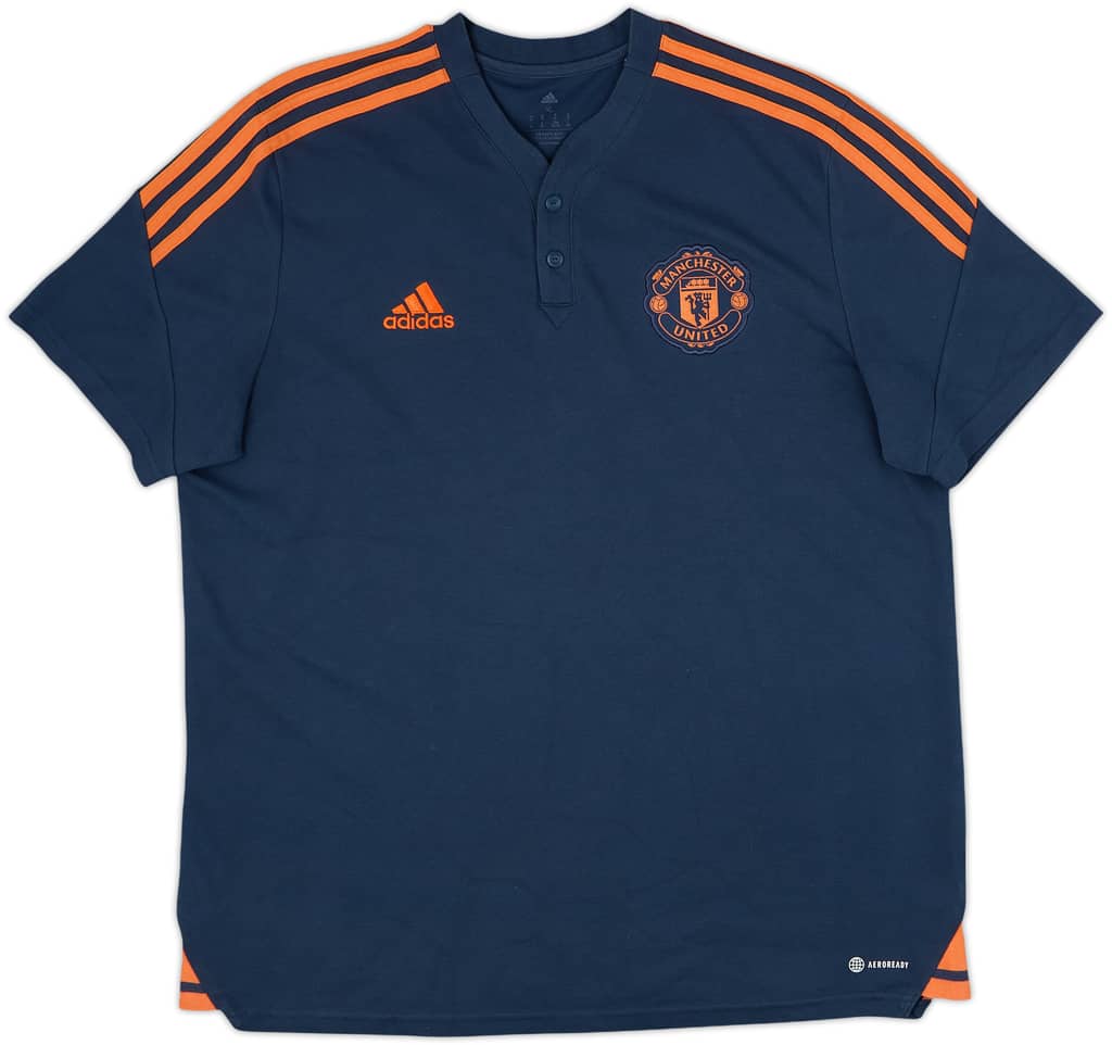 2022-23 Manchester United adidas Polo Shirt - 9/10 - (XL)