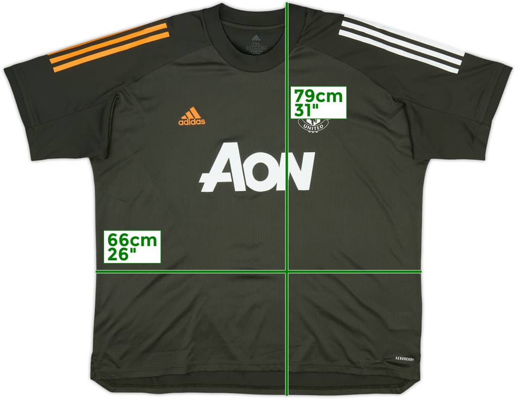 2020-21 Manchester United adidas Training Shirt - 10/10 - (XXL)