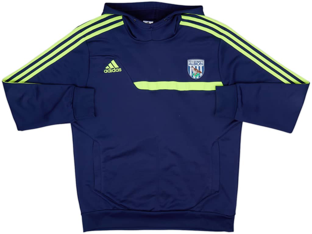 2013-14 West Brom adidas Hooded Sweat Top - 8/10 - (L)
