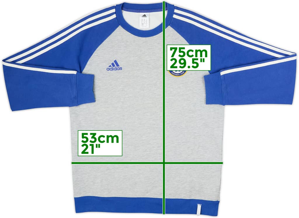 2012-13 Chelsea adidas Sweat Top - 8/10 - (M)