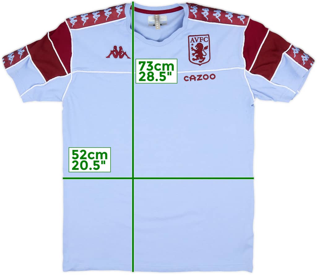 2020-21 Aston Villa Kappa Polo Shirt - 9/10 - (XXL)